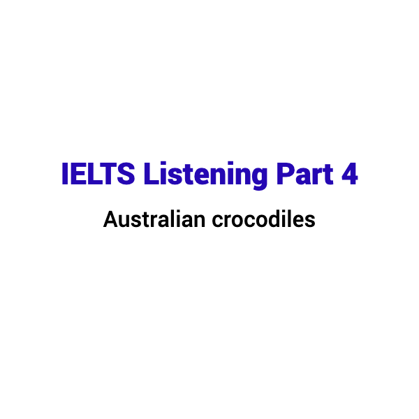 Australian crocodiles